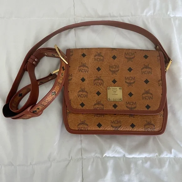 Mcm Visetos Mcm Crossbody Messenger Bag AUTHENTIC